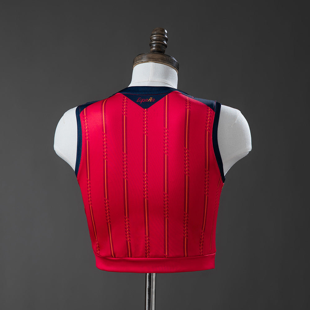 Spain WC 26 Home Women Crop Jersey
