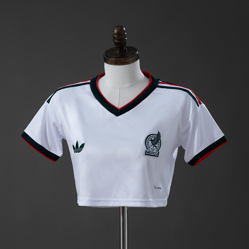 Mexico WC 26 Away Women's Crop Jersey