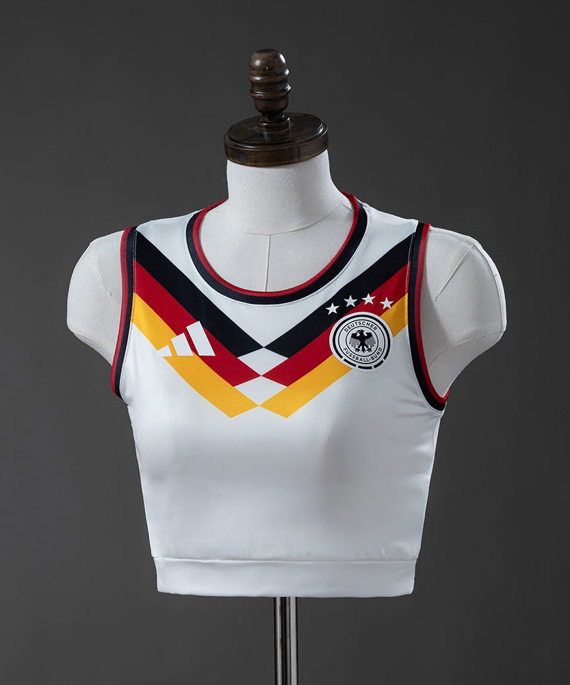 Germany WC 26 Home Women's Sleeveless Crop Jersey