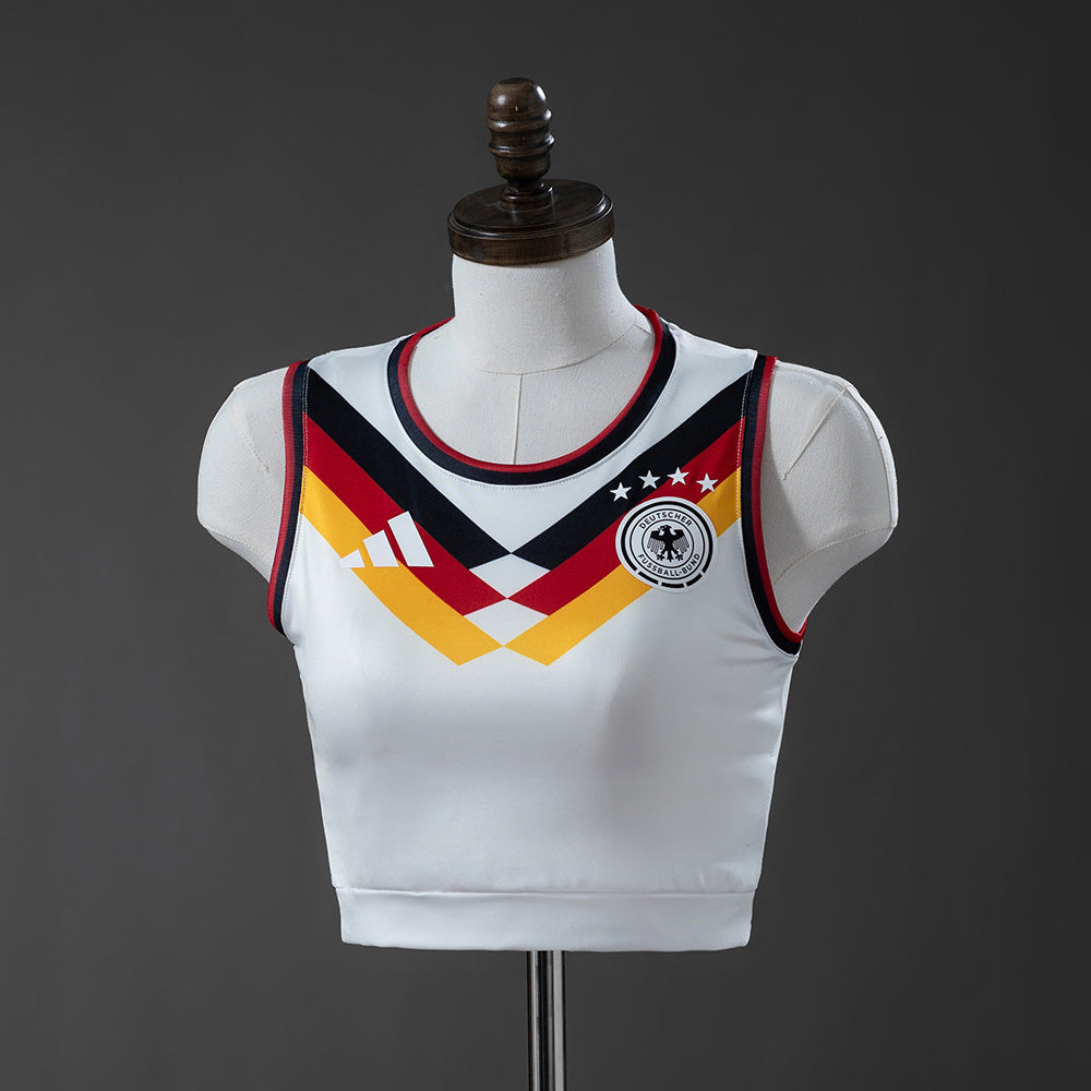 Germany WC 26 Home Women's Sleeveless Crop Jersey