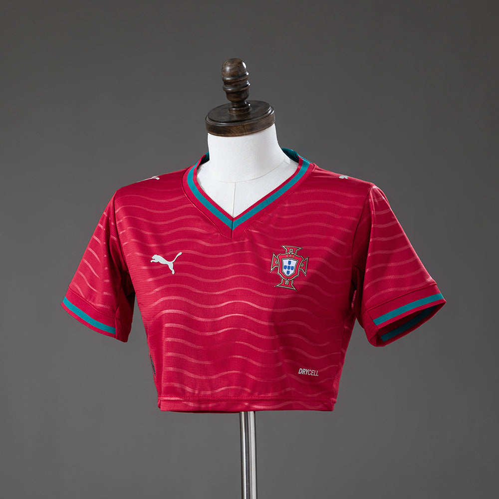 Portugal WC 26 Away Women's Crop Jersey
