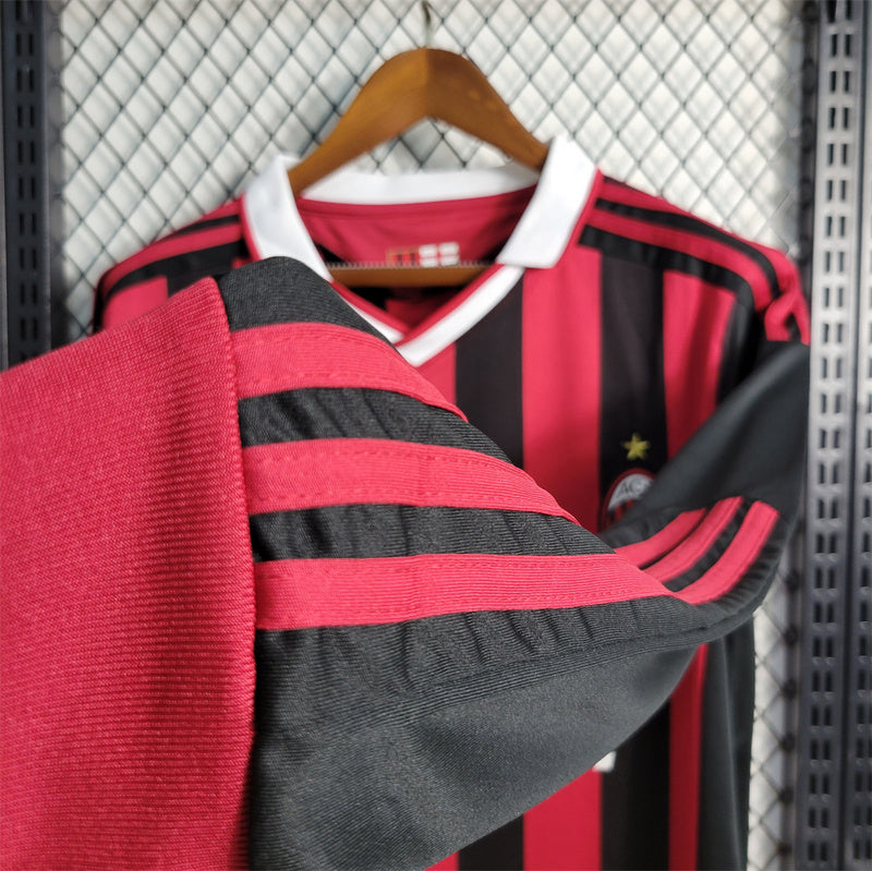 Ac Milan 2009-10 Home Retro Long Sleeve