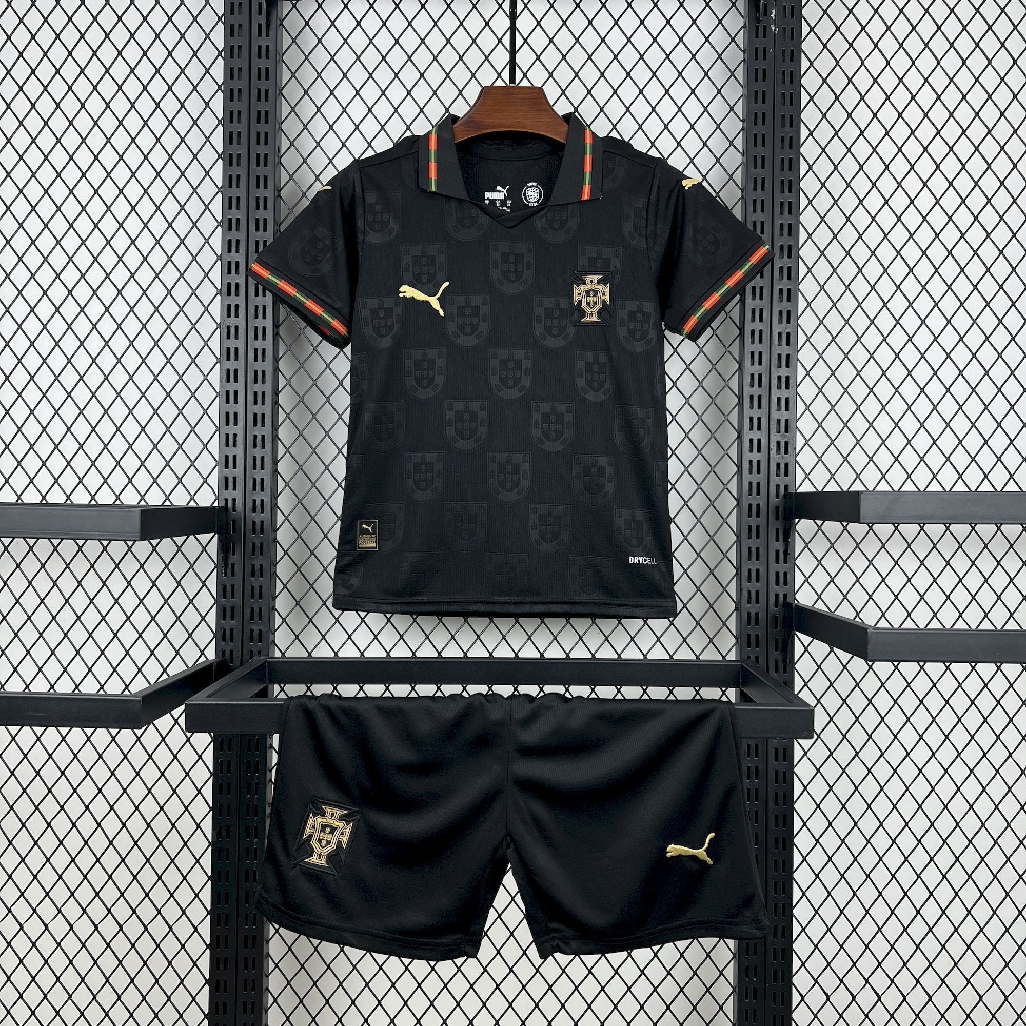 Kids Portugal 2026 World cup Away Jersey Kit