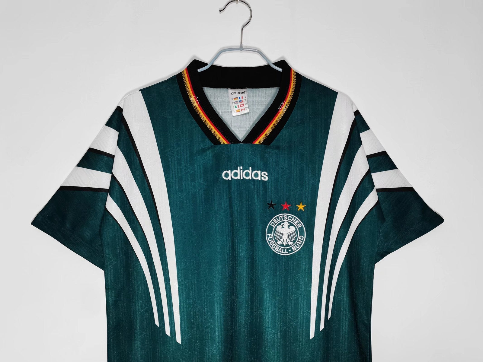 Deutschland 1996-1997 Auswärts Retro-Trikot