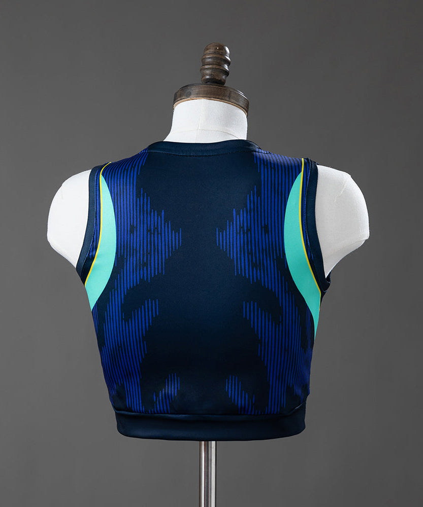 Brazil WC 26 Away Women's Crop Sleeveless Jersey
