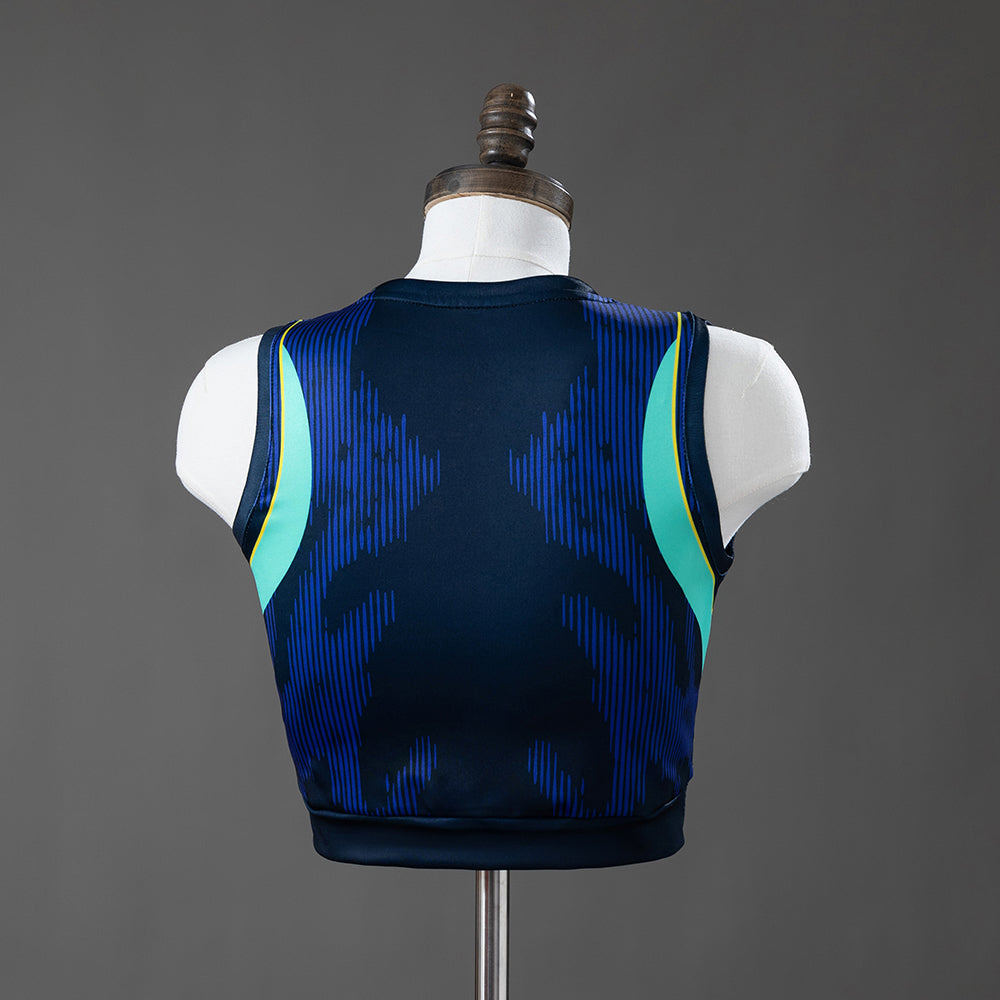 Brazil WC 26 Away Women's Crop Sleeveless Jersey