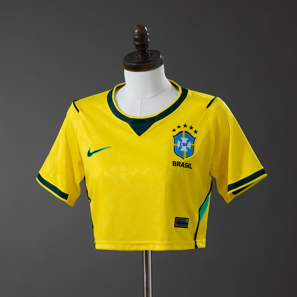 Brazil WC 26 Home Women's Crop Jersey