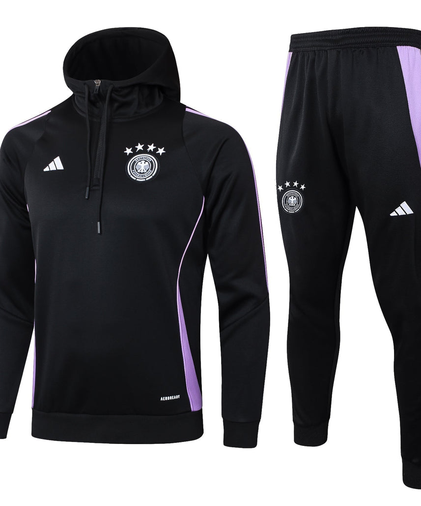 Germany 2024 Black and Pink Tracksuit