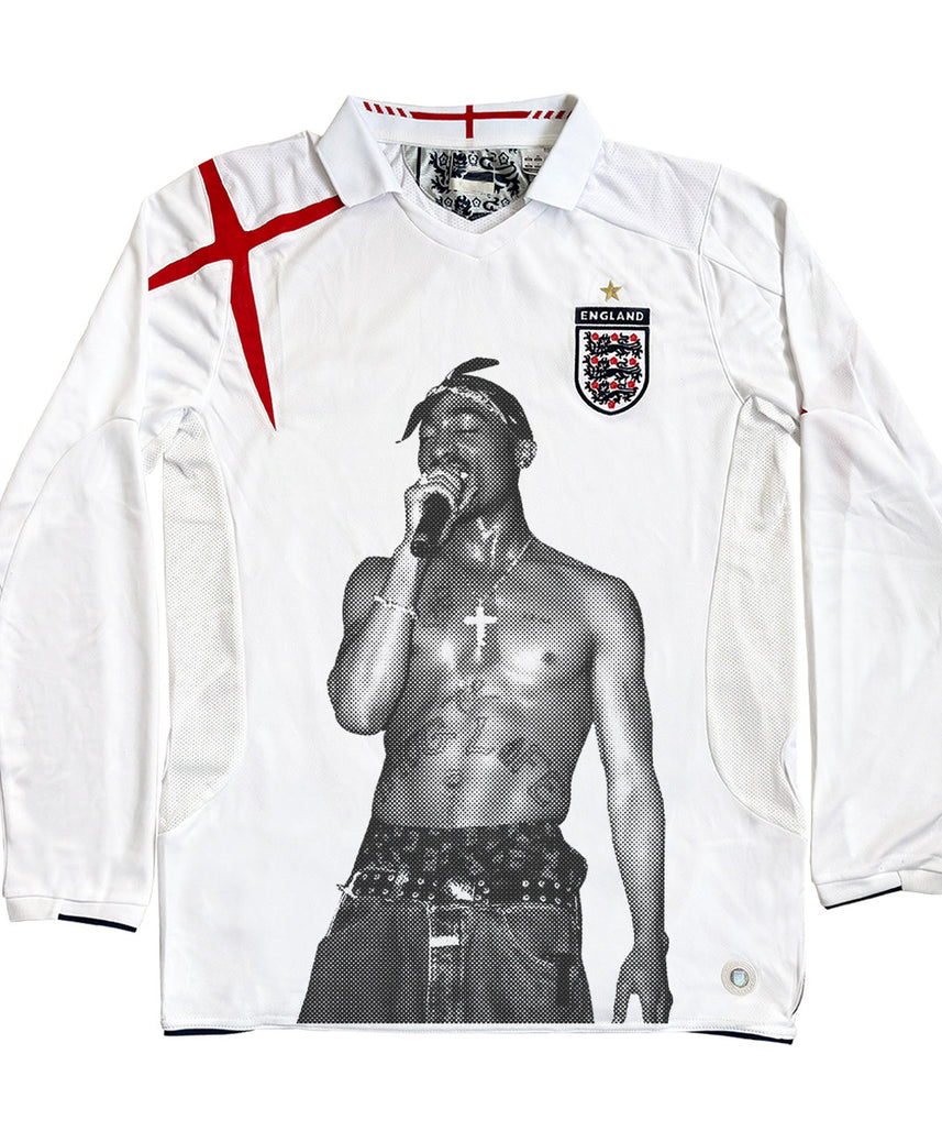 2Pac Retro Portrait Hip-Hop Remake Jersey
