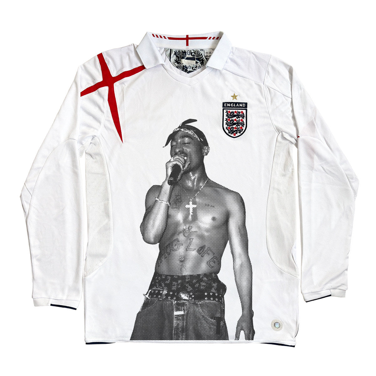 2Pac Retro Portrait Hip-Hop Remake Jersey