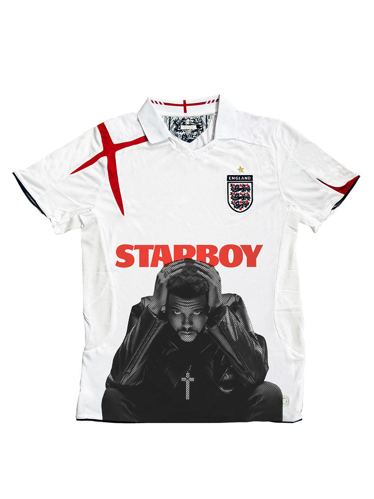 England X The Weeknd Starboy Remake Jersey
