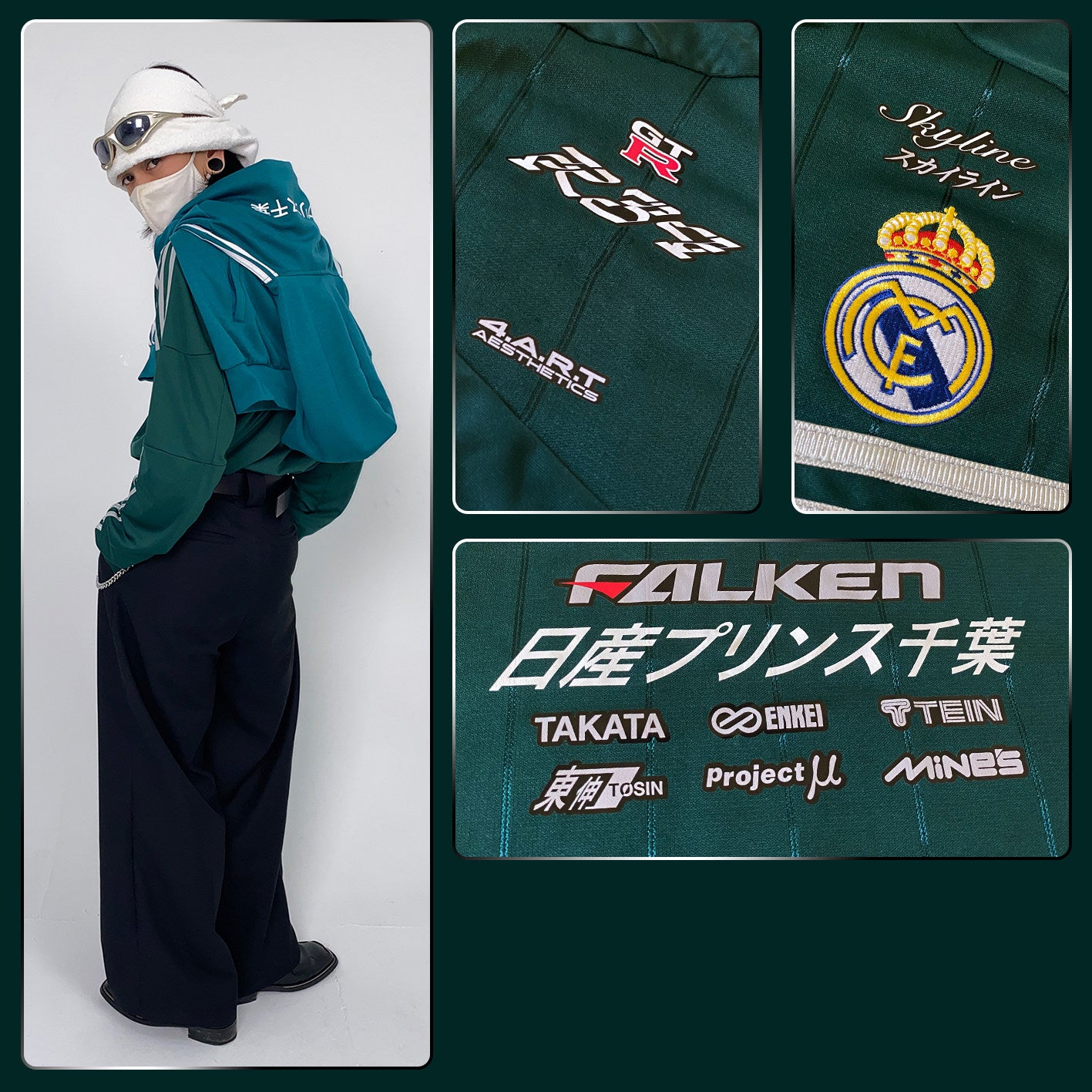 Real Madrid X Nissan Chiba Skyline GTR R34
