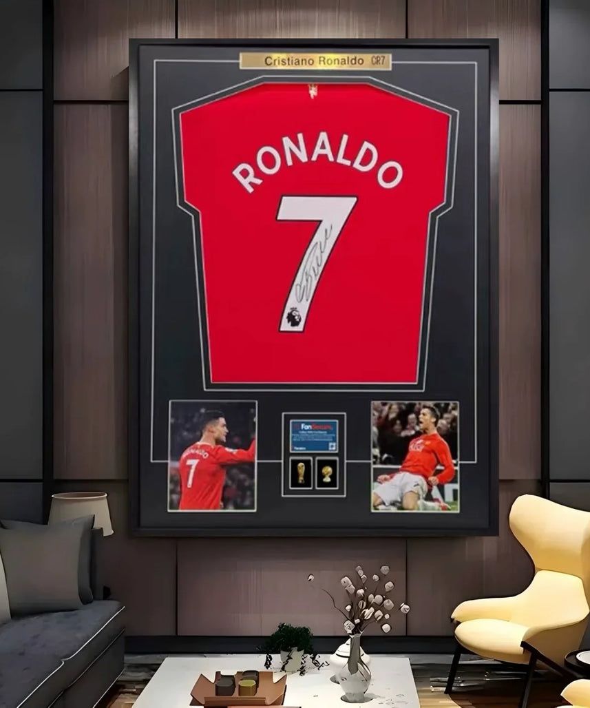 Ronaldo Portugal Gerahmtes Signiertes Trikot