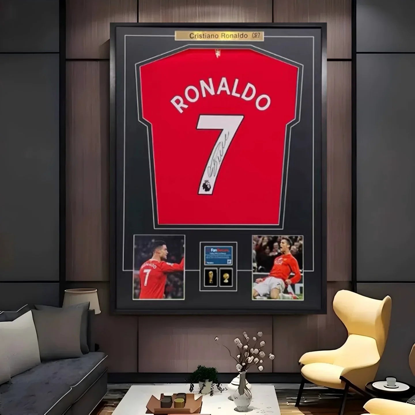 Ronaldo Portugal Gerahmtes Signiertes Trikot