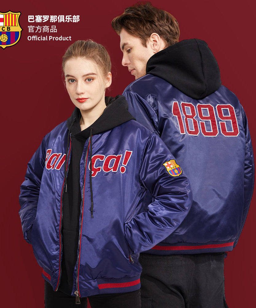 FC Barcelona Satin Flight Jacket