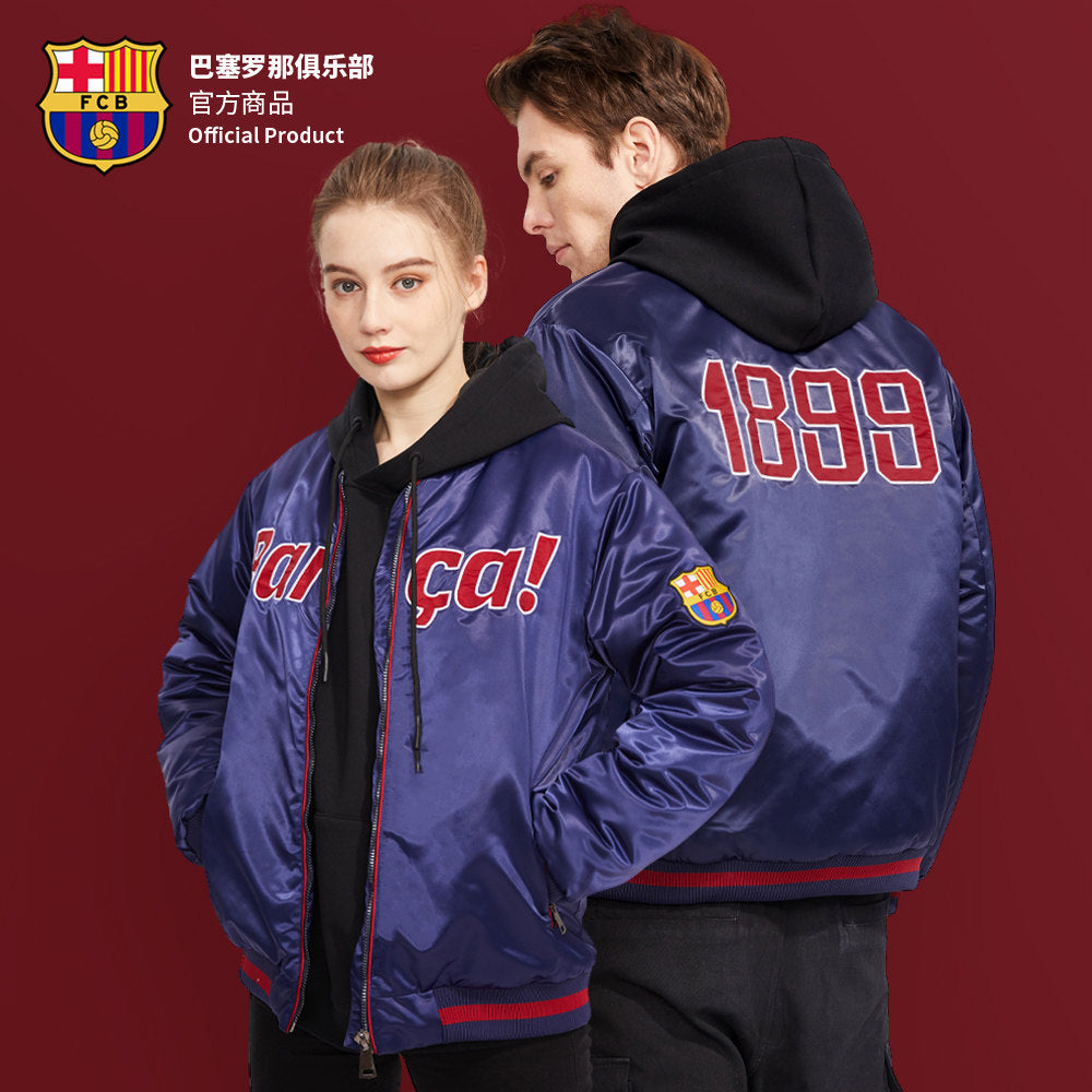 FC Barcelona Satin Flight Jacket
