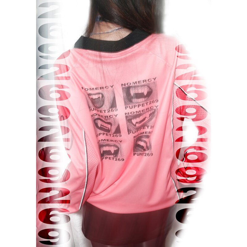 Juventus X Opium Retro Portrait Punk Long Sleeve Tee