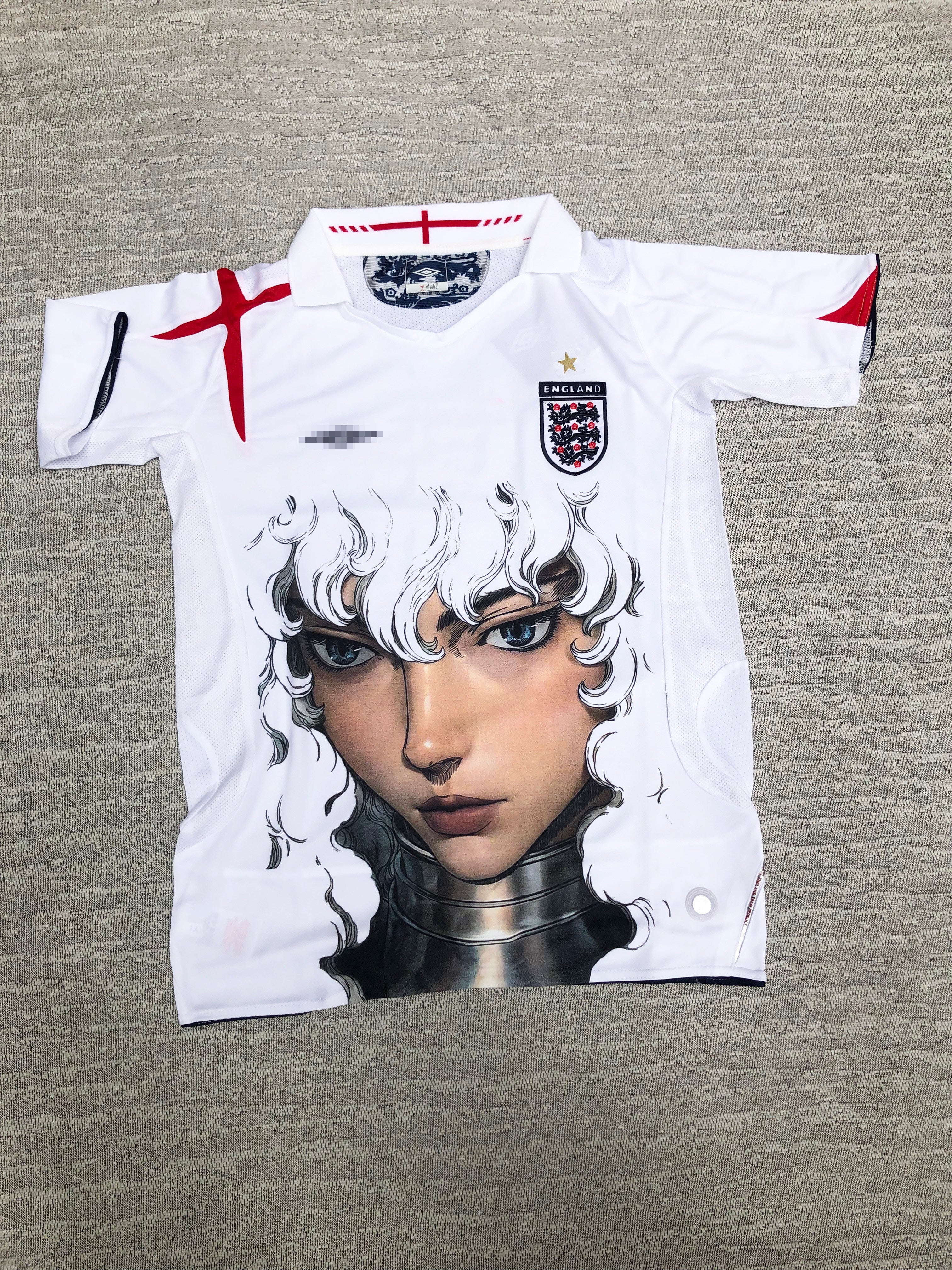 England 06 Home Vintage Jersey X Griffith Sword Wind Legend (Short Sleeve)