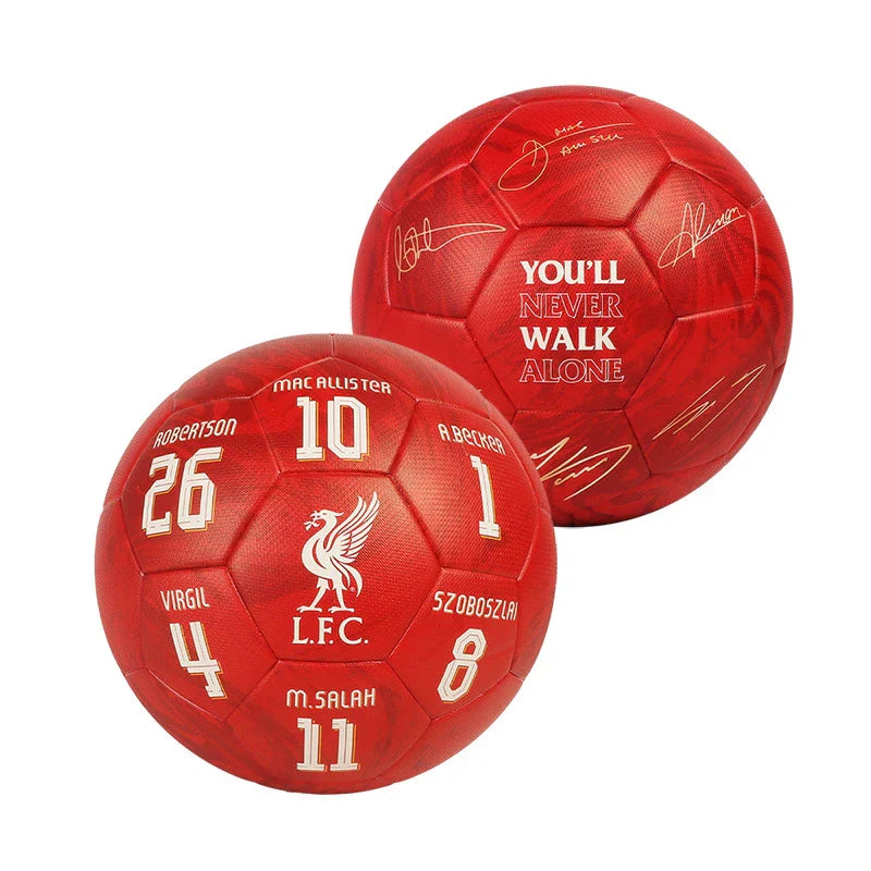 Liverpool Club | Red seal No. 5 football gold seal Salah Sobo