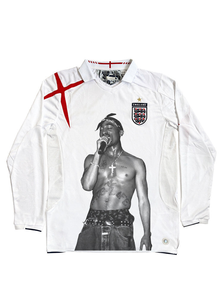 2Pac Retro Portrait Hip-Hop Remake Jersey