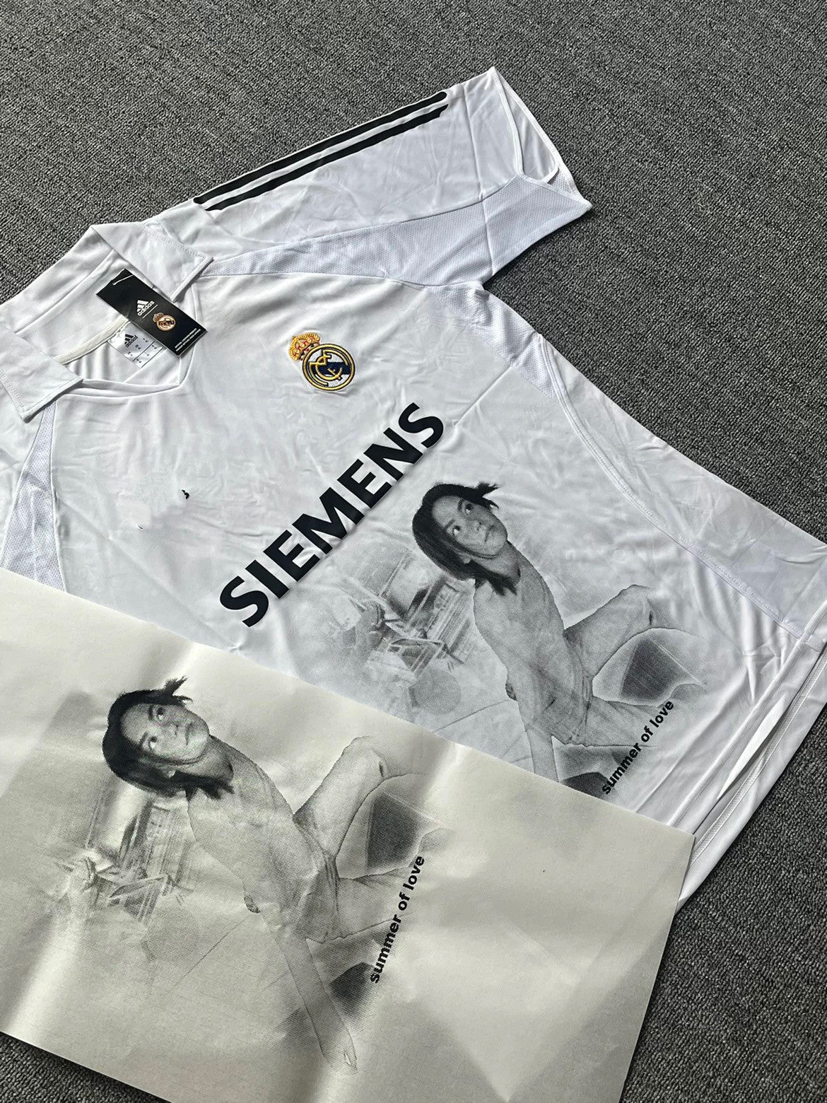 Real Madrid X Faye Wong Vintage Remake Jersey (Short Sleeve)