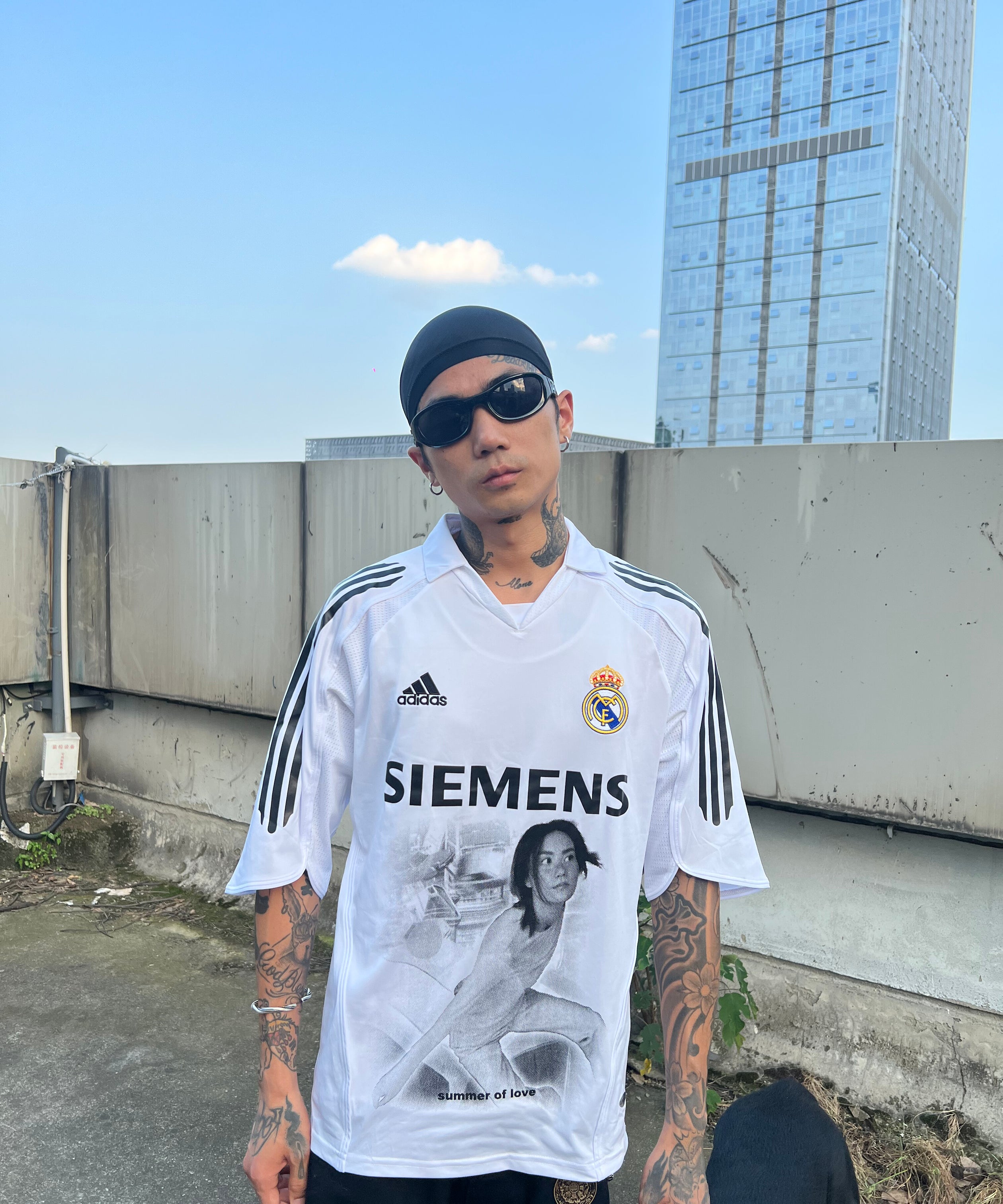 Real Madrid X Faye Wong Vintage Remake Jersey (Short Sleeve)