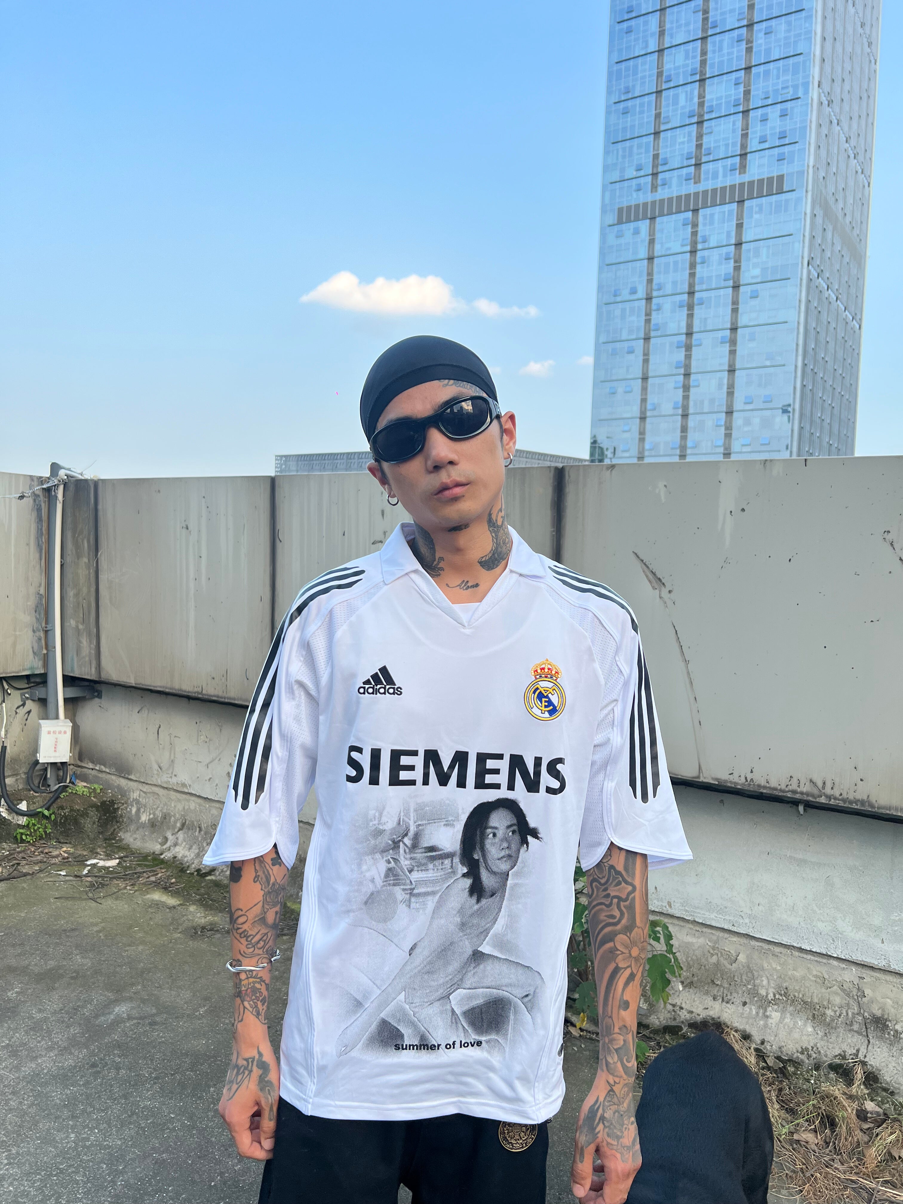 Real Madrid X Faye Wong Vintage Remake Jersey (Short Sleeve)
