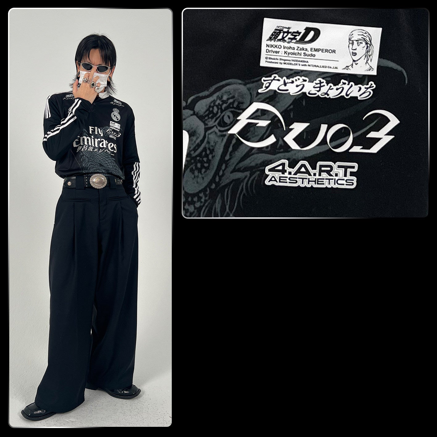 Real Madrid X Keiichi Suto evo3 1415 Black Dragon