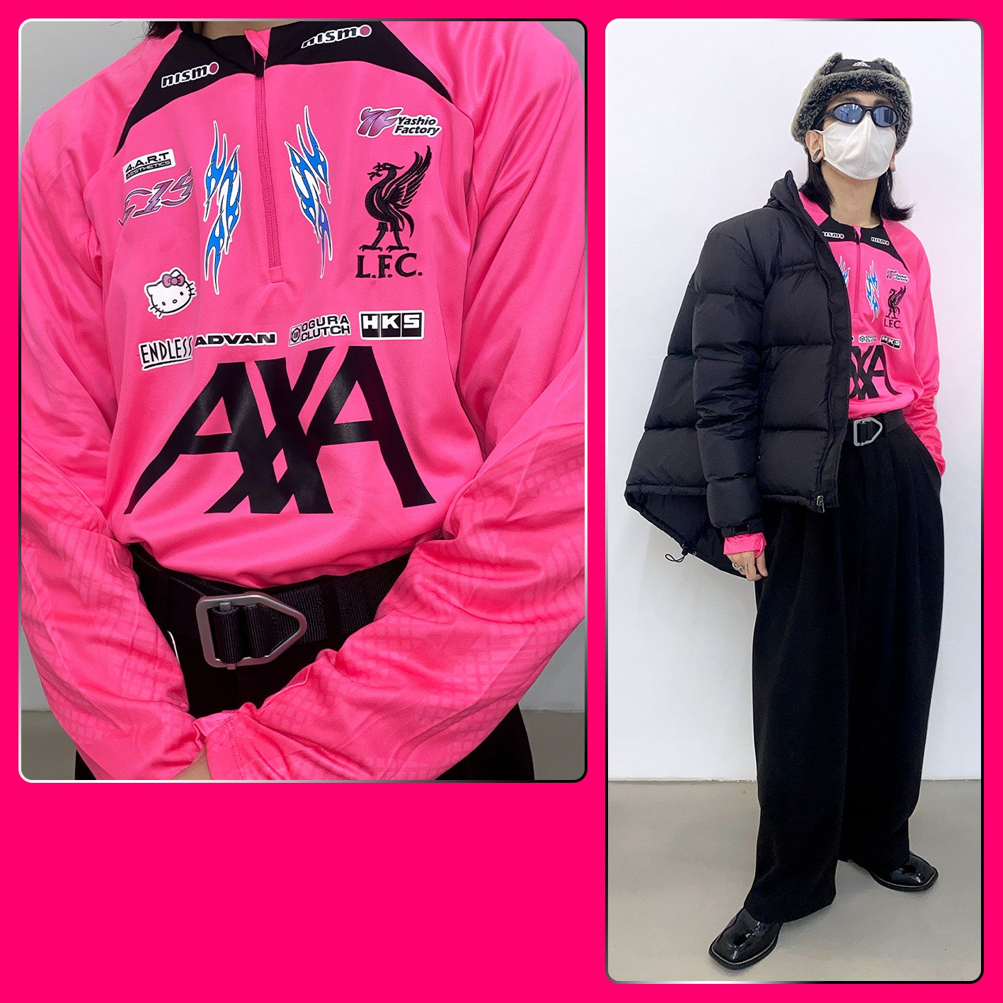 Liverpool X Nissan Pink S15