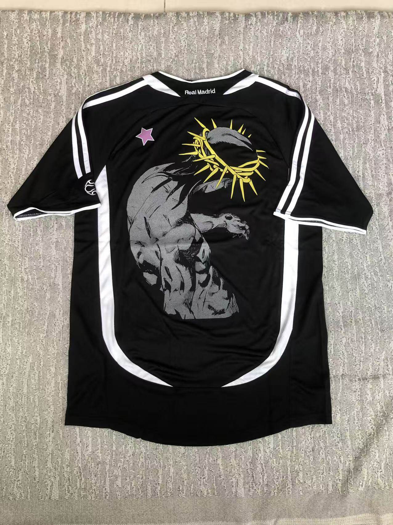 Real Madrid 06/07 Away Retro Jersey — Saint Relics Patchwork (Short Sleeve)