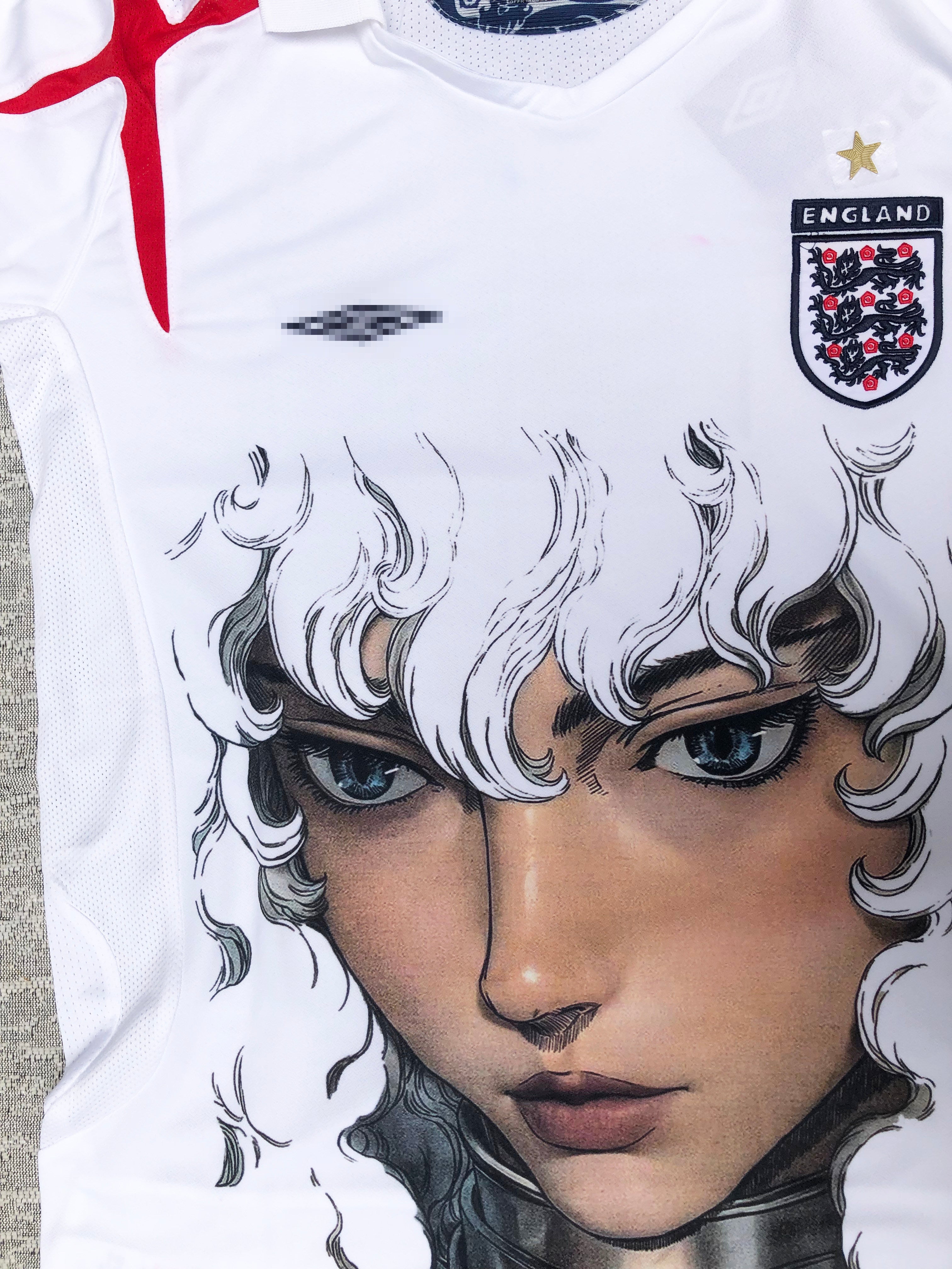 England 06 Home Vintage Jersey X Griffith Sword Wind Legend (Short Sleeve)