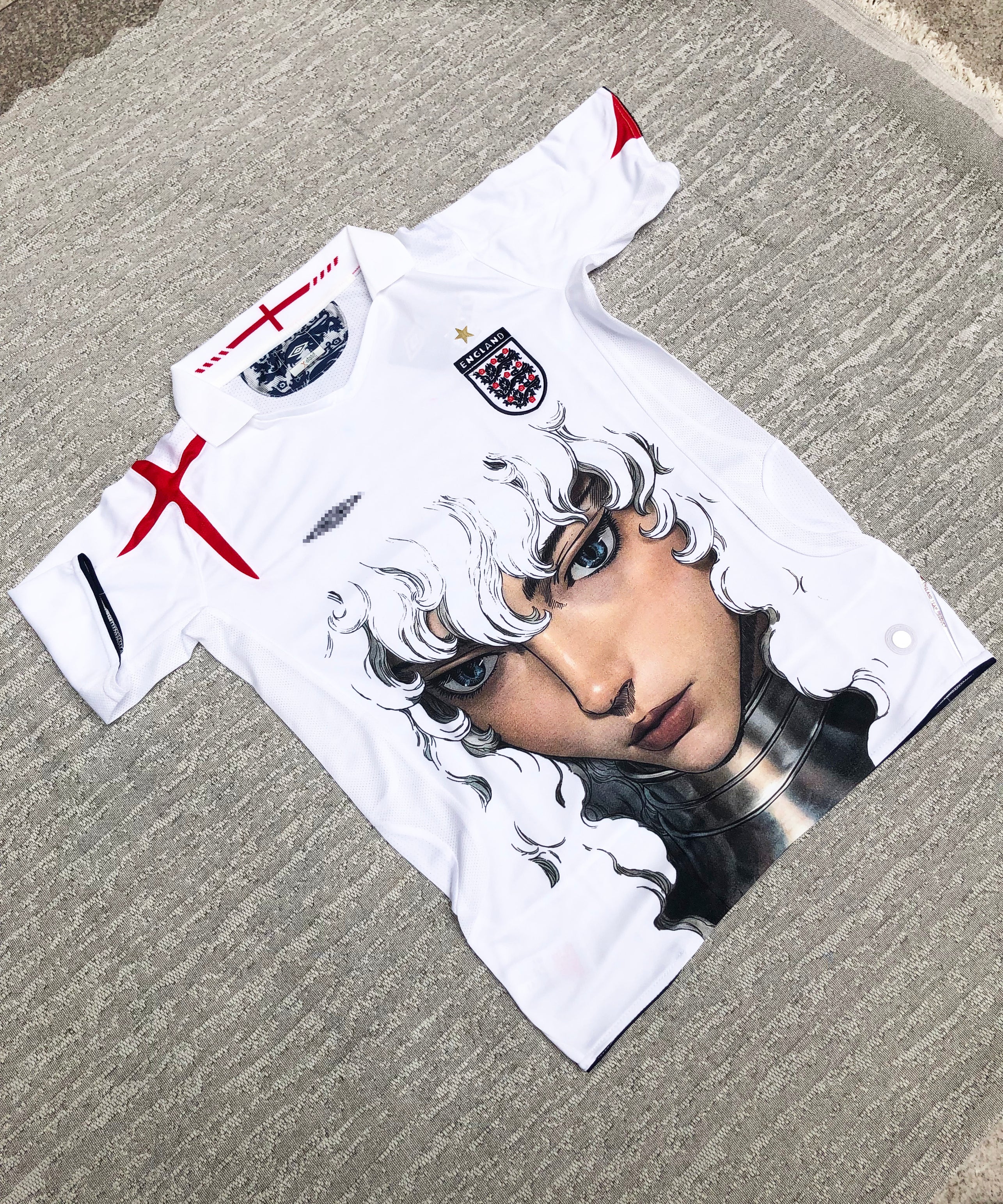 England 06 Home Vintage Jersey X Griffith Sword Wind Legend (Short Sleeve)