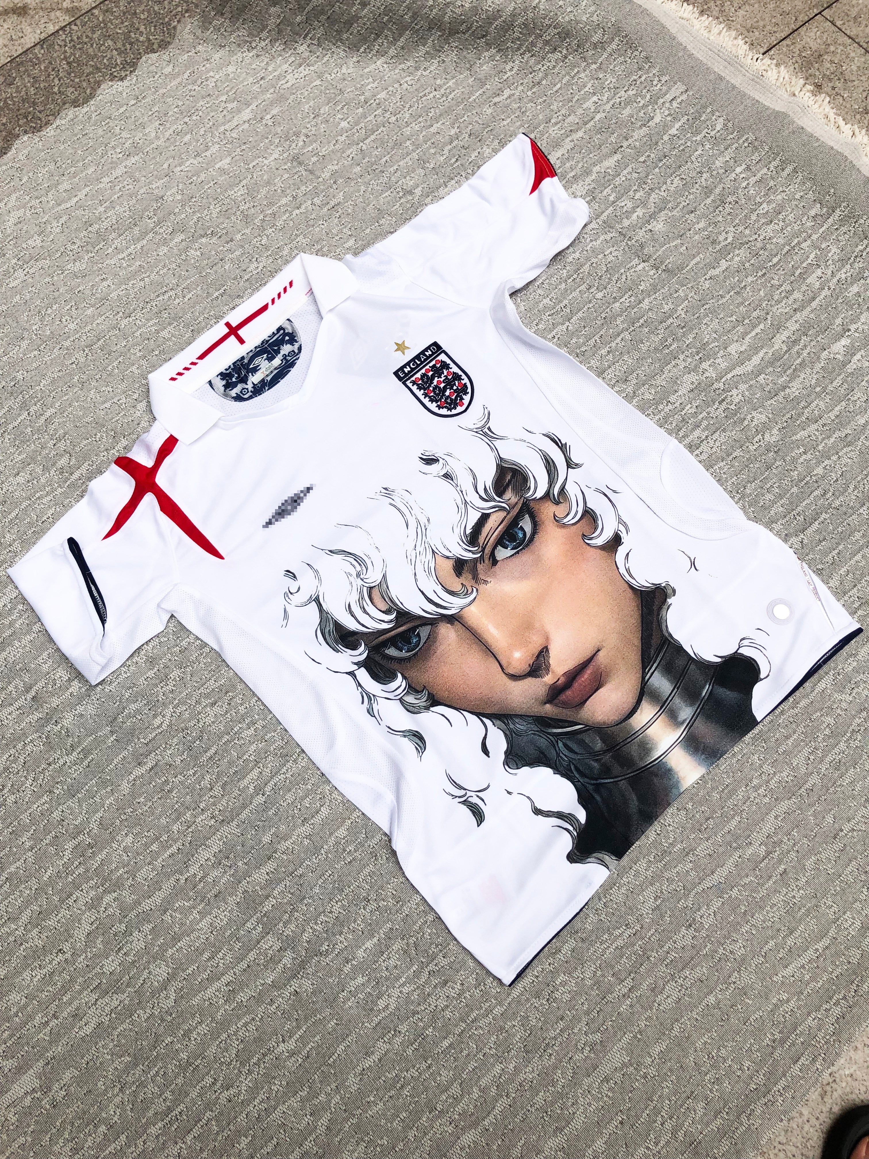 England 06 Home Vintage Jersey X Griffith Sword Wind Legend (Short Sleeve)