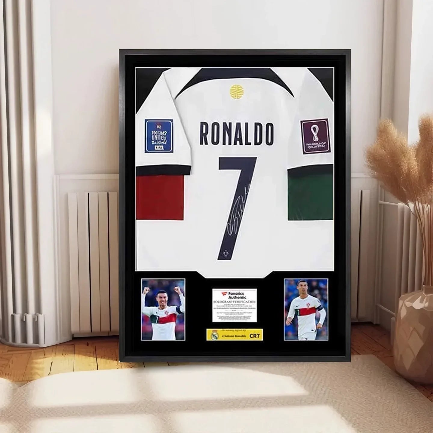 Ronaldo Portugal Gerahmtes Signiertes Trikot