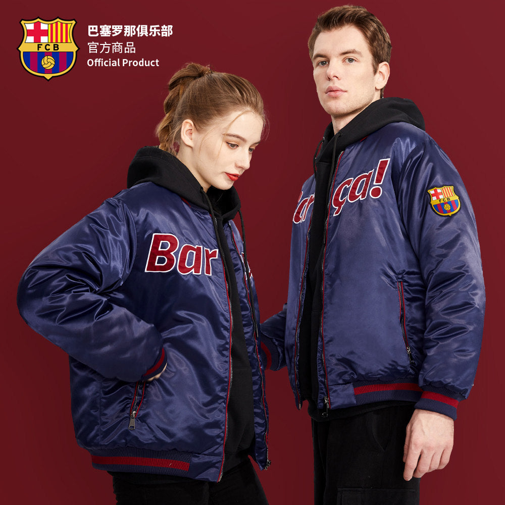 FC Barcelona Satin Flight Jacket