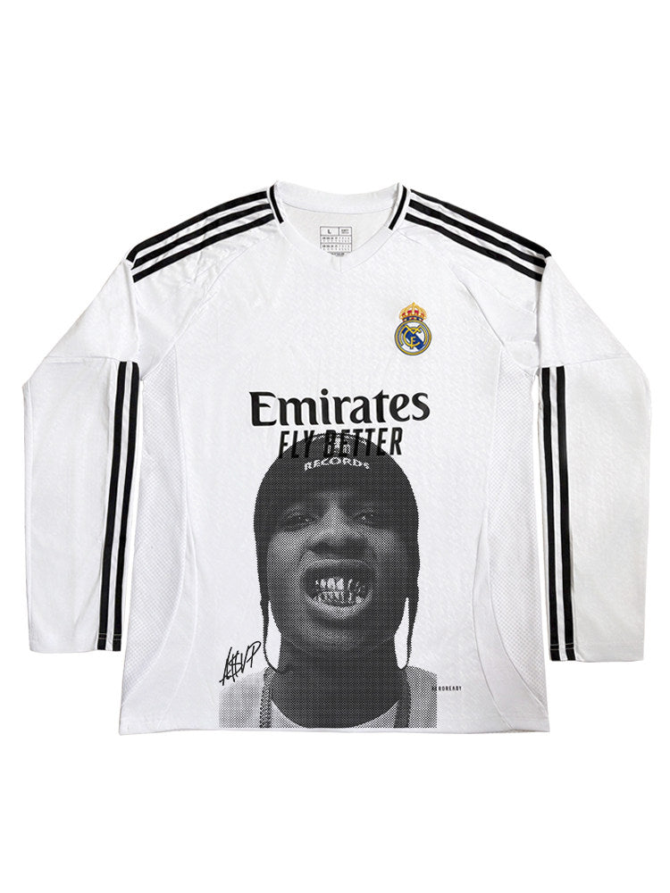 A$AP Rocky Vintage Portrait Hip-Hop Remake Jersey