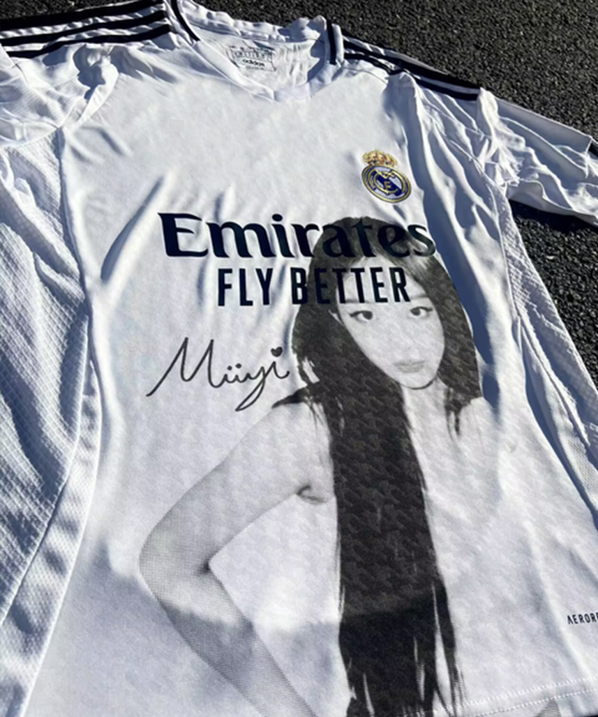 Real Madrid X NewJeans Minji Portrait Remake Jersey