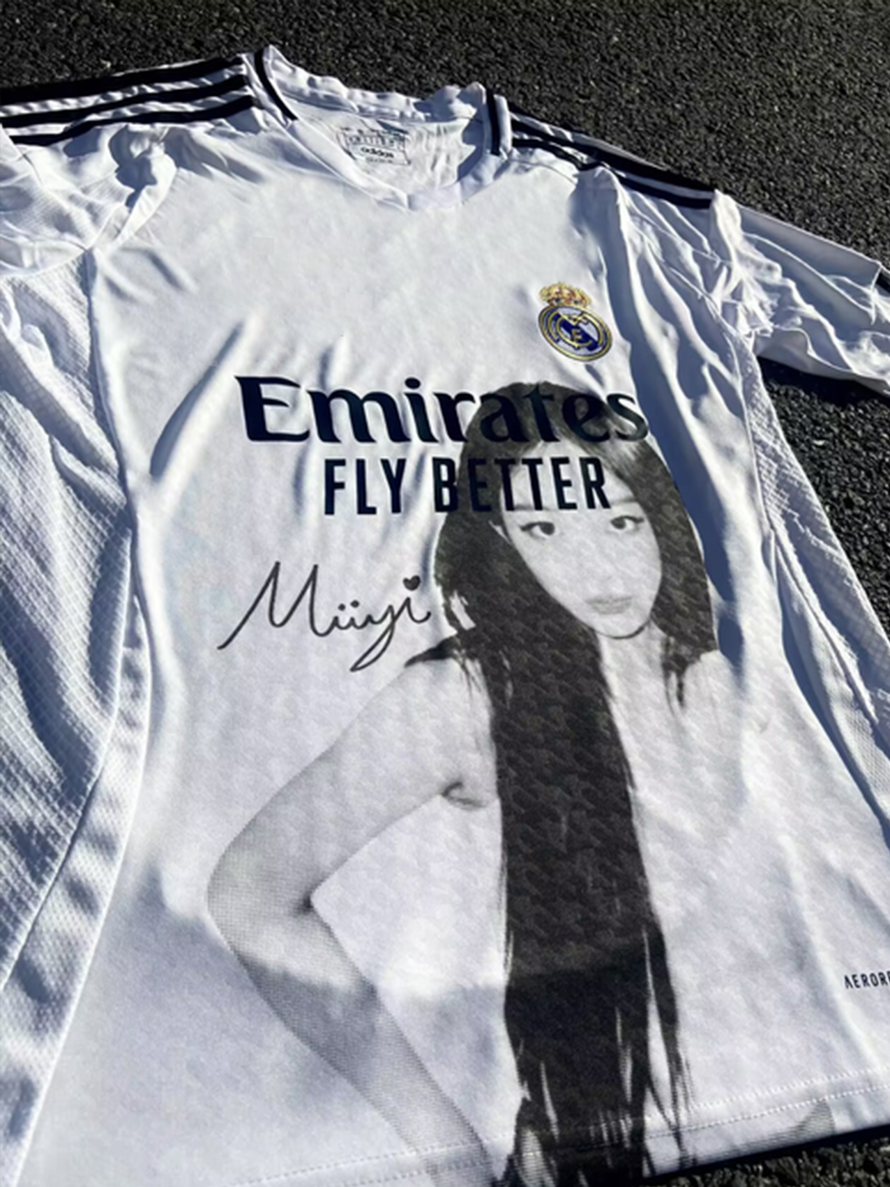 Real Madrid X NewJeans Minji Portrait Remake Jersey