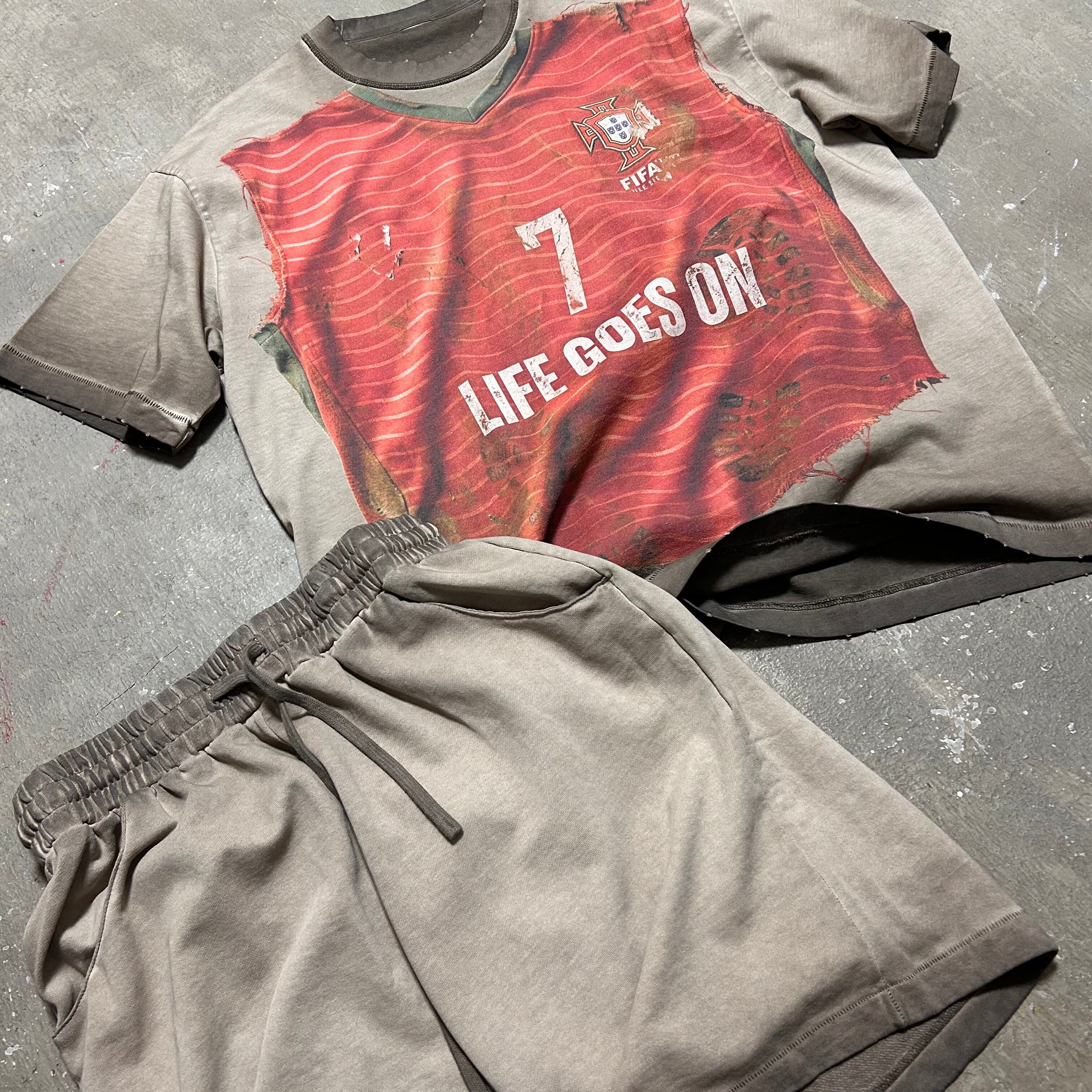 Portugal X Remade FC Distressed Jersey Tee