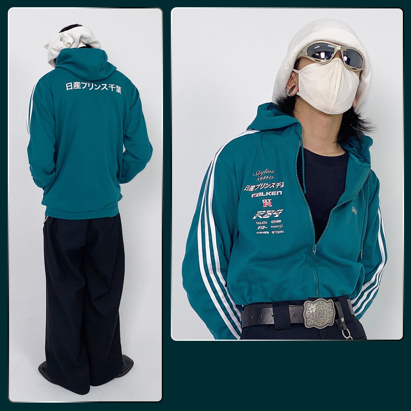 Nissan Skyline GTR R34 Zip Hoodie