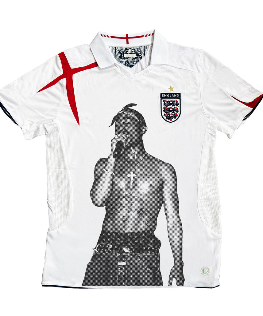 2Pac Retro Portrait Hip-Hop Remake Jersey
