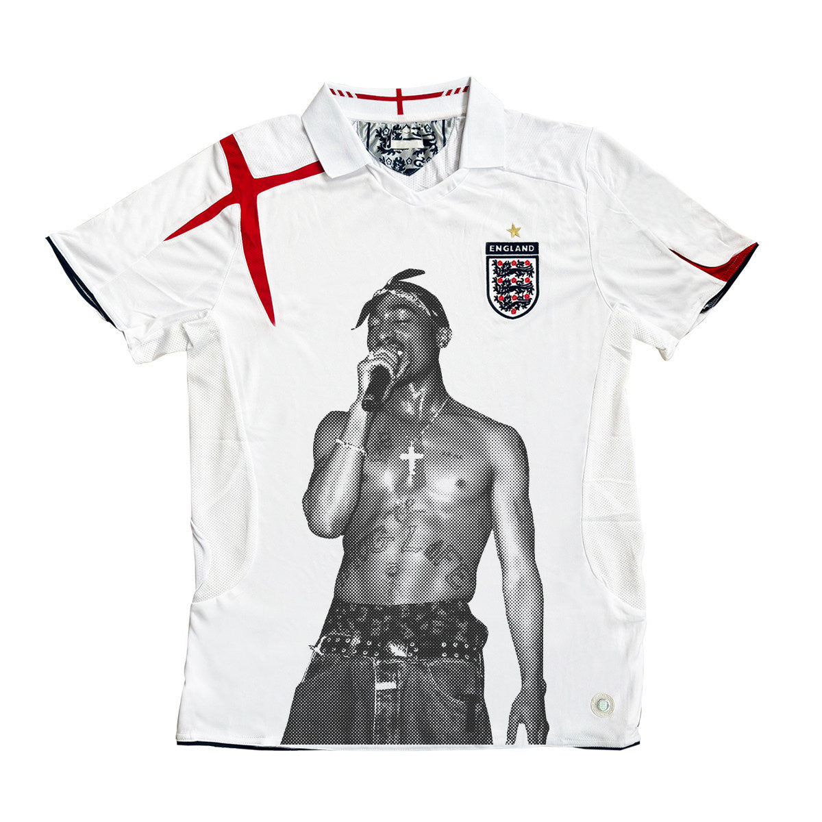 2Pac Retro Portrait Hip-Hop Remake Jersey