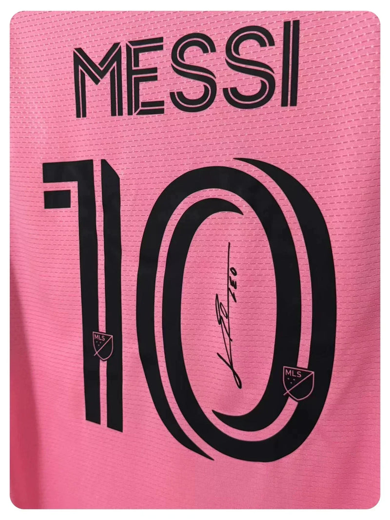 Messi Inter Miami 24-25 Heimtrikot Signiert