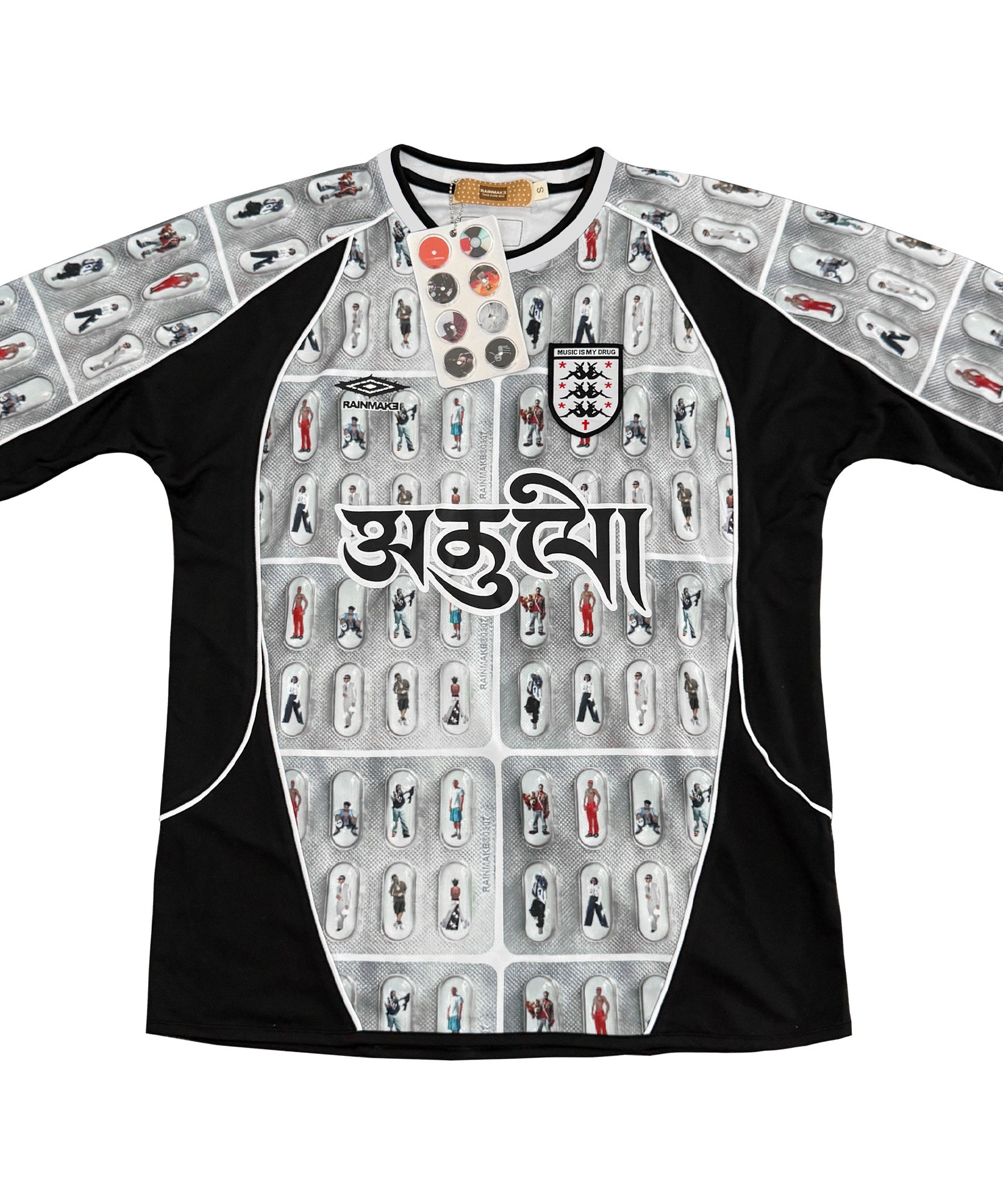 Kanye X Drake Pill Print Vintage Remake Jersey (Sound Medicine Series)