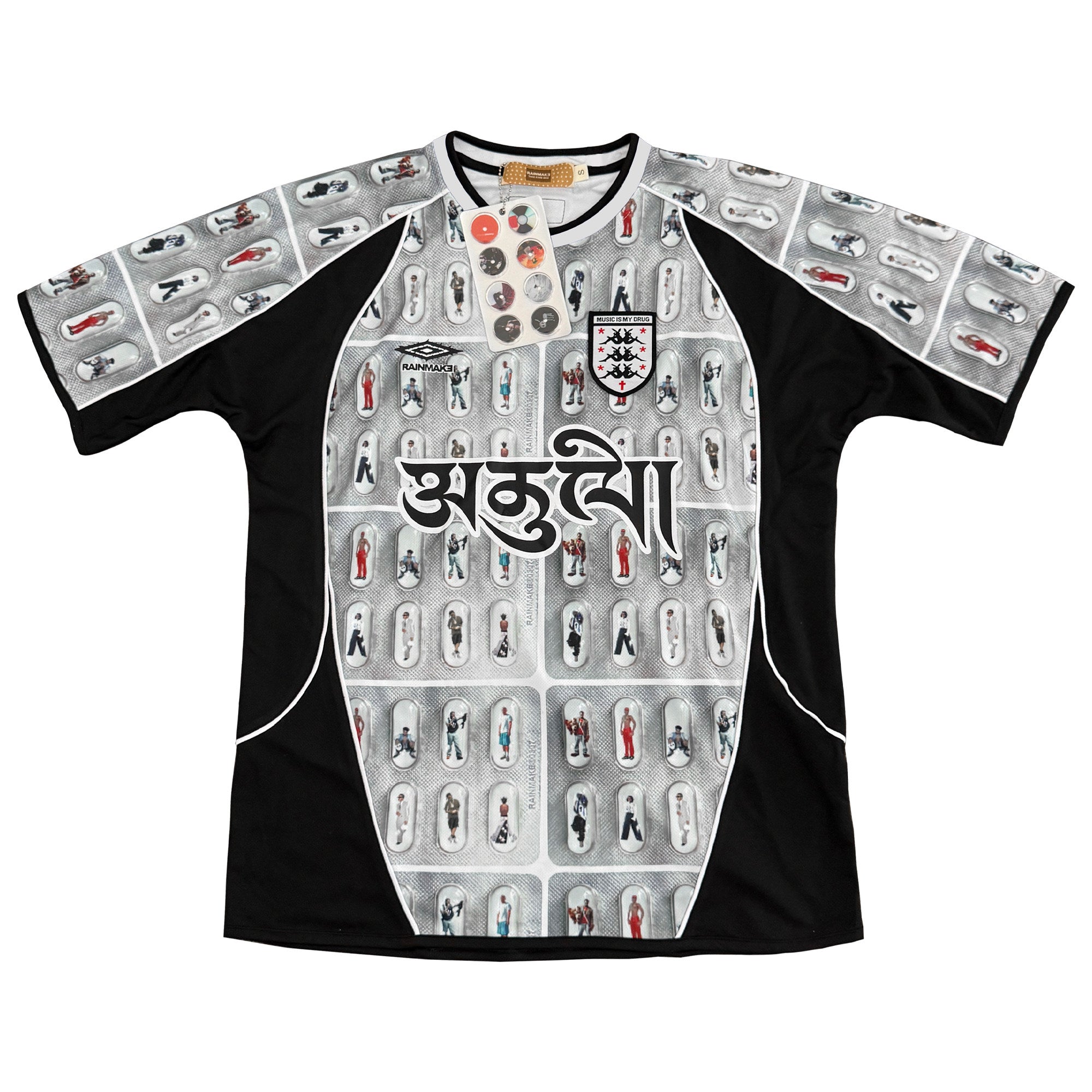 Kanye X Drake Pill Print Vintage Remake Jersey (Sound Medicine Series)