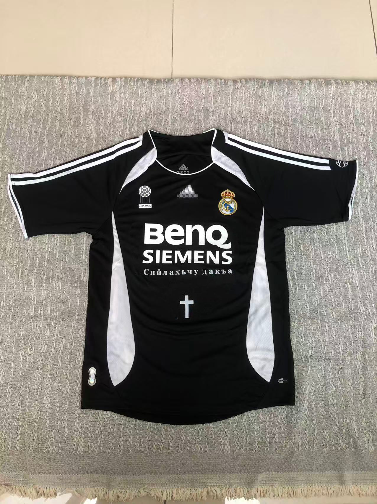 Real Madrid 06/07 Away Retro Jersey — Saint Relics Patchwork (Short Sleeve)