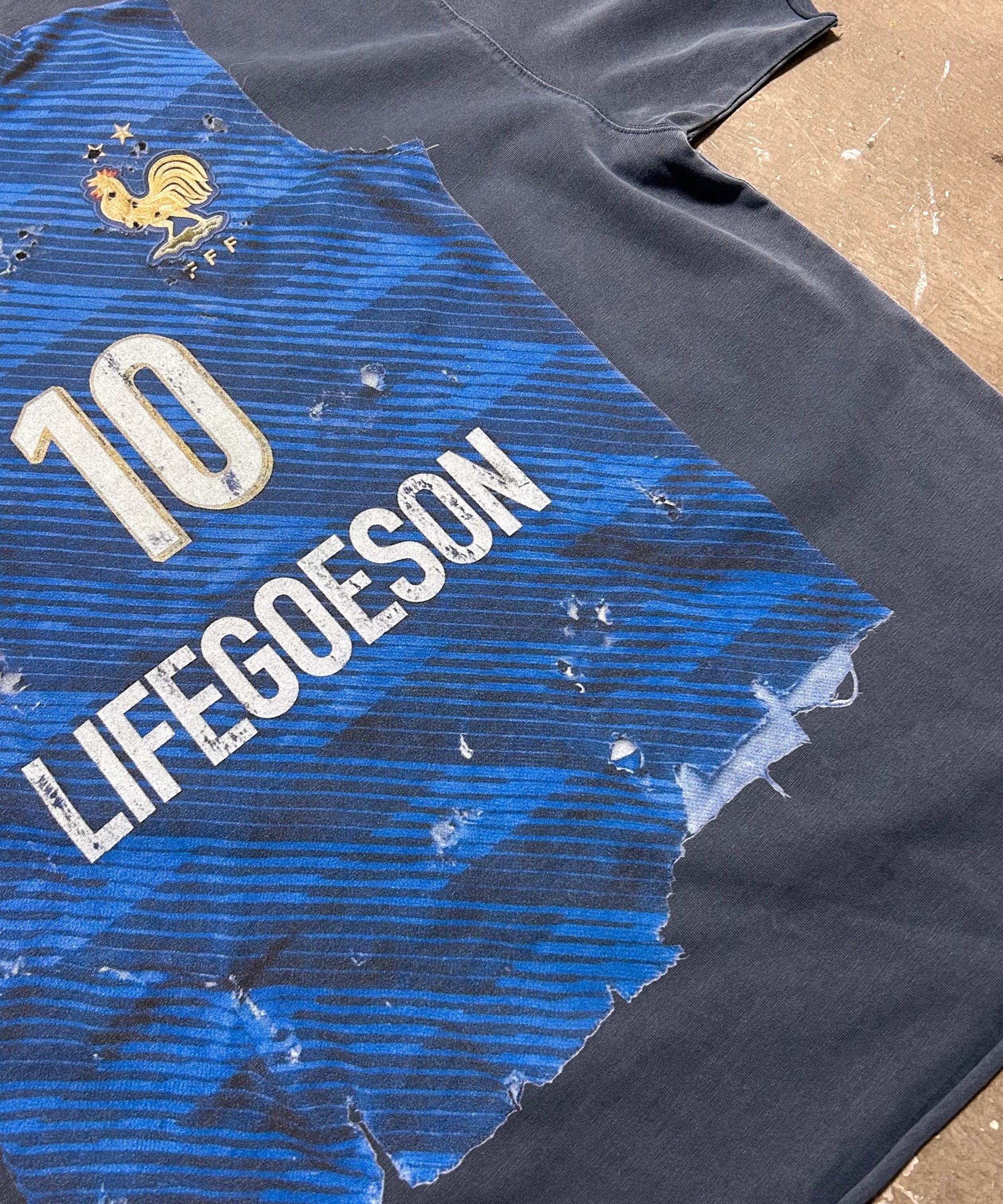 France X Remade FC Distressed Jersey Tee