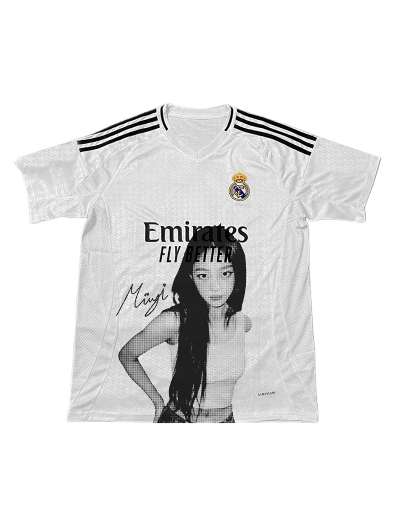 Real Madrid X NewJeans Minji Portrait Remake Jersey