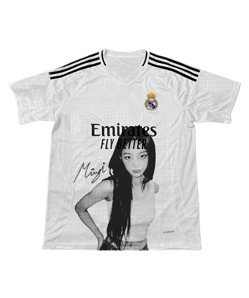 Real Madrid X NewJeans Minji Portrait Remake Jersey