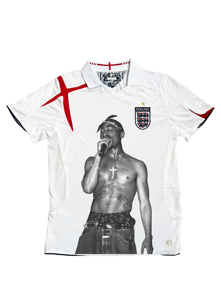 2Pac Retro Portrait Hip-Hop Remake Jersey